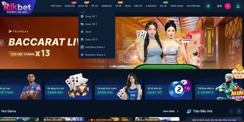Khám Phá Giao Diện Giải Trí RIKBET Với Thiết Kế Hiện Đại - jefuzi