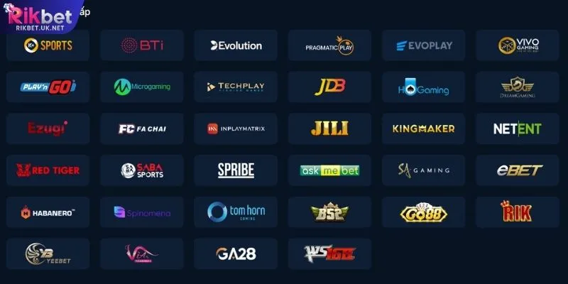Tìm Hiểu Từ A - Z Các Đối Tác Cung Cấp Game Của RIKBET 2026 - jefuzi